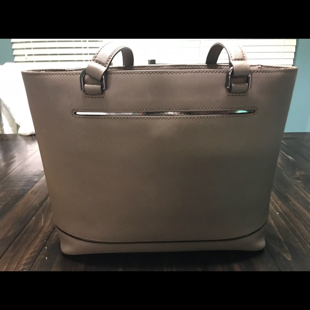 Michael Kors gray purse GUC